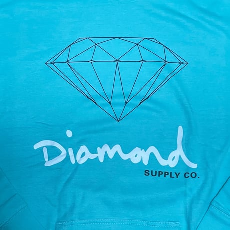 【2XL】 Diamond Supply Co. ダイヤモンドサプライ  OG Script プルオーバー パーカー DMNDブルー (p12)