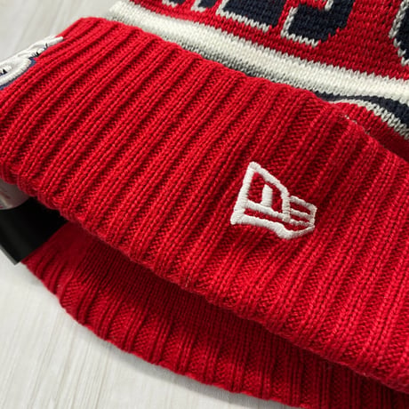 NEWERA ニューエラ MLB セントルイス カージナルス Cardinals ニット帽 ポンポン付 ニットキャップ