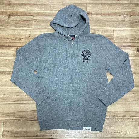 【M】 Diamond Supply Co ダイヤモンドサプライ Zip-Up ジップアップ パーカー グレー ALL STAR (Z8)