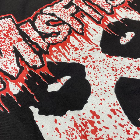 LA発 The Misfits ミスフィッツ 半袖 ヘビーウェイト Tシャツ 黒 バンドT クリムゾンゴースト