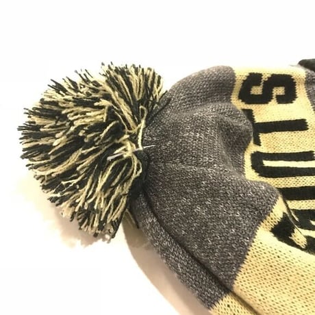 NEWERA ニューエラ NFL ニューオリンズ セインツ 公式 ニット帽 ポンポン付 フリース