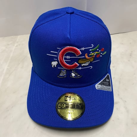 海外限定 NEWERA ニューエラ 59FIFTY Aフレーム Cubs シカゴ カブス Cartoon キャップ (5-5)