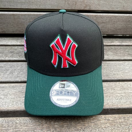 海外限定 Newera ニューエラ 9Forty A-Frame Aフレーム NY Yankees ヤンキース 100周年記念 (940-100)