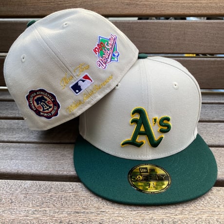 USA限定 59FIFTY ニューエラ A's Athletics オークランド アスレチックス Off-Campus (20-10)