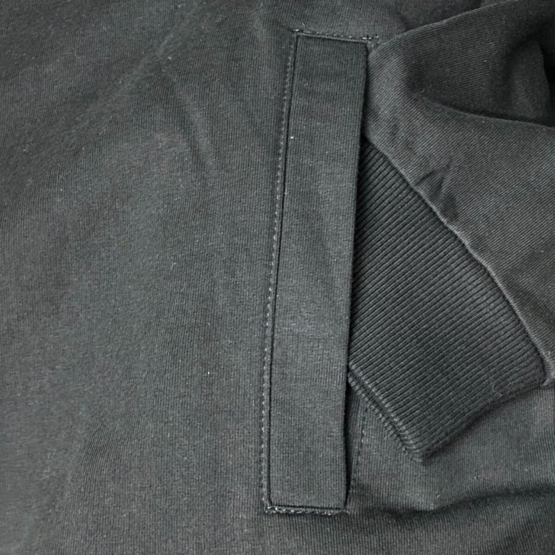 SEANJOHN ショーンジョン ラグラン袖 ジップアップ パーカー 黒 赤