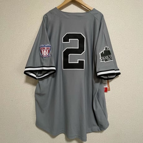 NEGRO LEAGUE  二グロリーグ 『NY ブラック ヤンキース』 BLACK YANKEES ＃2 ベースボールシャツ