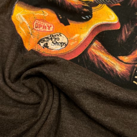 米国アウトドアブランド BassProShops® バスプロショップス Jammin Bear Tシャツ ブラウンヘザー (BpsT14)