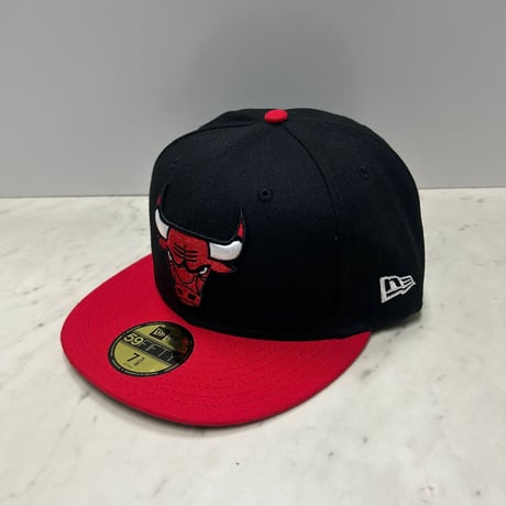 USA限定 59FIFTY ニューエラ Newera NBA シカゴ ブルズ Chicago Bulls バイカラー (5-4)