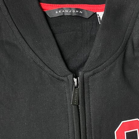 SEANJOHN ショーンジョン ジップアップ スウェット トラック ジャケット 赤 黒  パフダディ