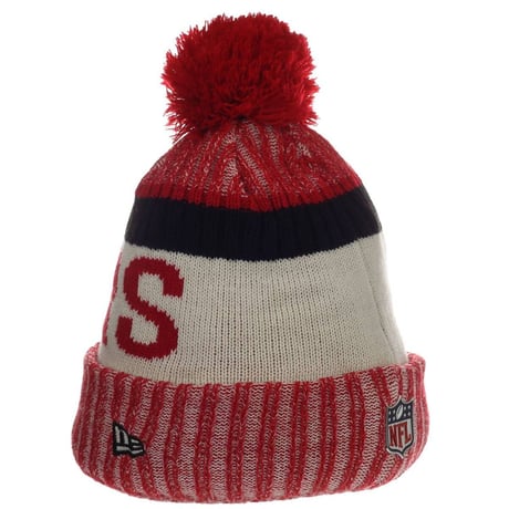 NEWERA ニューエラ サンフランシスコ 49ers フォーティーナイナーズ ニットキャップ ニット帽 NFL 公式 アメフト ポンポン
