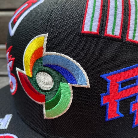 海外仕様 59FIFTY ニューエラ NEWERA 総柄 2026 WBC 限定 Allover Patches キャップ (100-4)