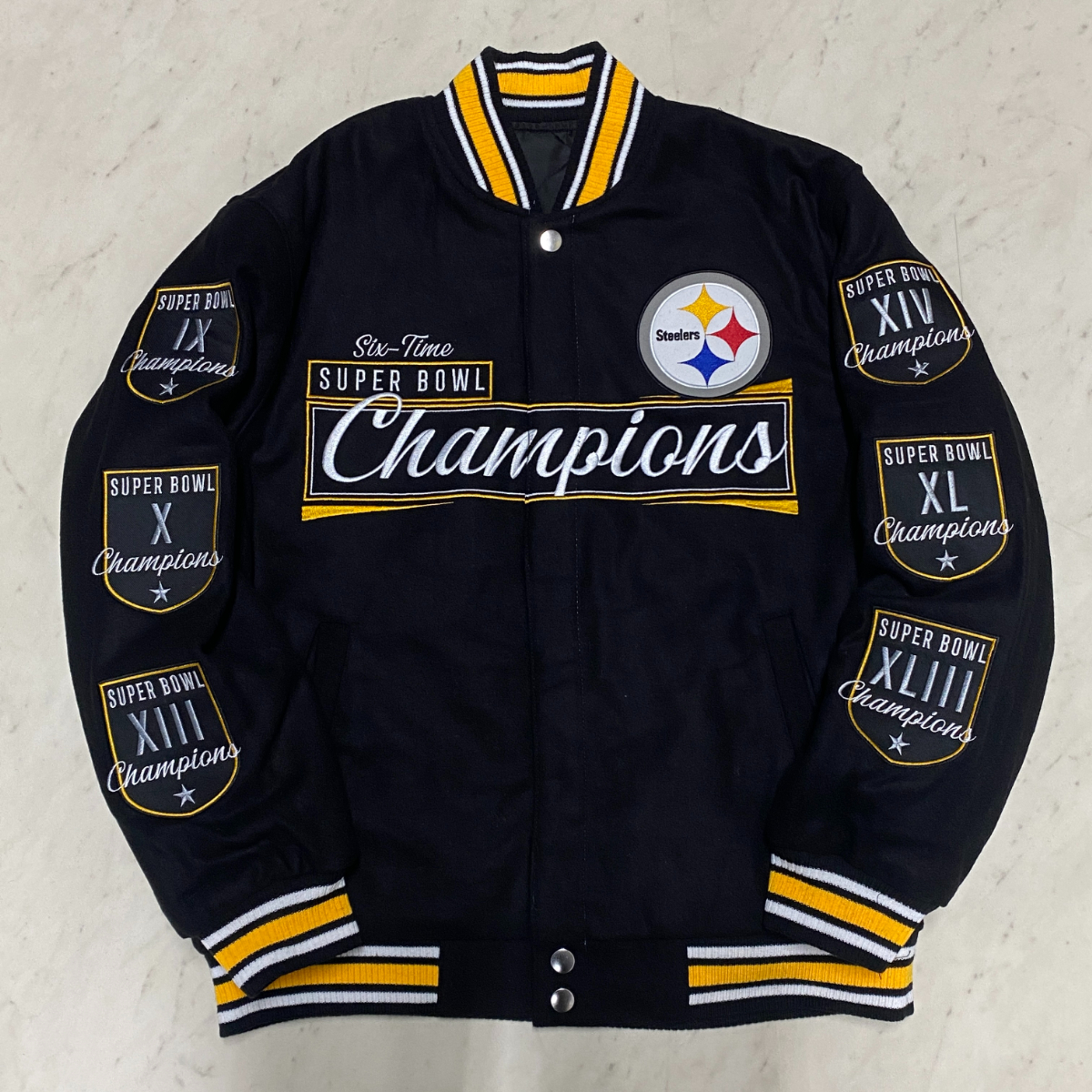 【NFL】 ピッツバーグスィーラーズ　Throwbacks スタジャン NFL】 ピッツバーグスィーラーズ Throwbacks スタジャン