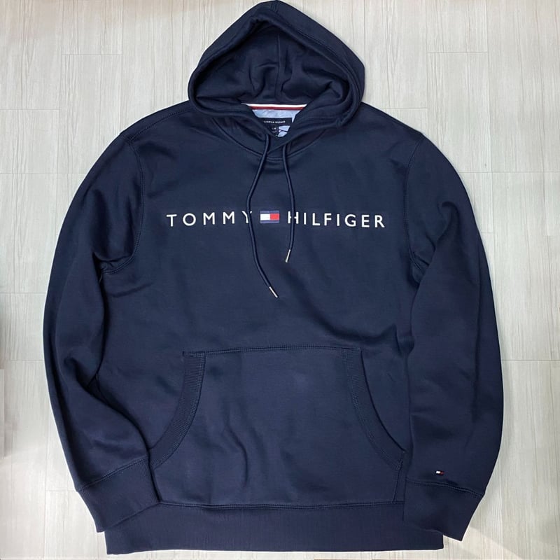 TOMMY HILFIGER USA トミーヒルフィガー THD プルオーバー パーカー紺 |...