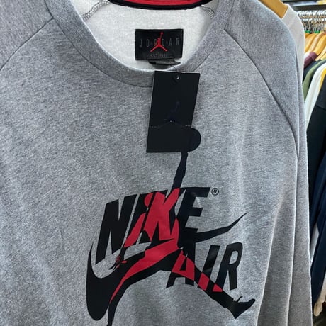 USAモデル NIKE ナイキ JORDAN ジョーダン Classic  クルーネックトレーナー グレー