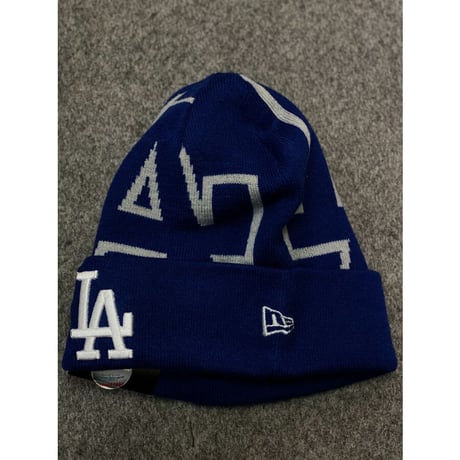 NEWERA ニューエラ LA ロサンゼルス Dodgers ドジャース ニット帽 ドジャースブルー MLB メジャーリーグ