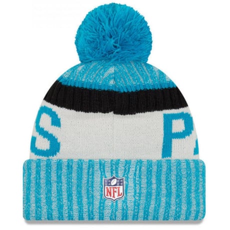 NEWERA ニューエラ PANTHERS カロライナ パンサーズ 公式 ニットキャップ ニット帽 フリース NFL