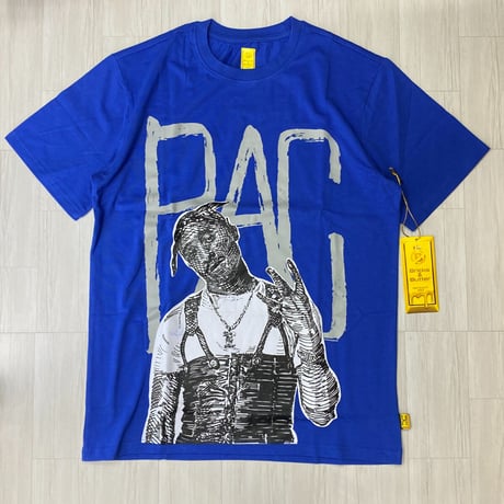 米国ブランド Bricks & Butter ブリックス＆バター 半袖 PAC グラフィック Tシャツ ROYAL