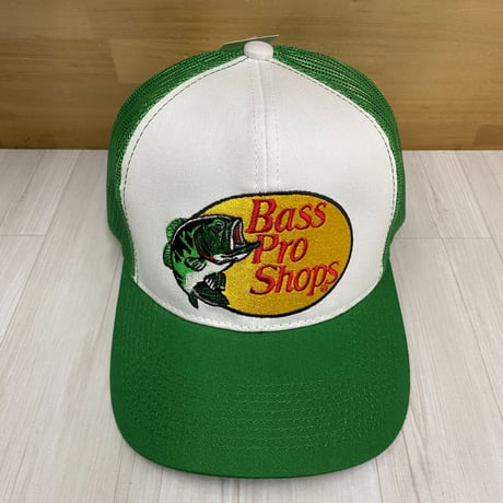 米国アウトドアブランド Bass Pro Shops バスプロショップス 刺繍ロゴ メッシュキャップ (Bps27)