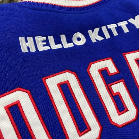 限定 MLB ロサンゼルス ドジャース LA dodgers ハローキティ コラボ リバーシブルジャケット (JH-6)