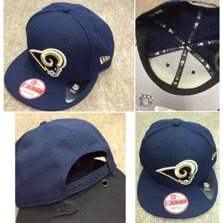 限定 フレッシュサイド  Newera ニューエラ NFL ロサンゼルス ラムズ  9fifty スナップバック キャップ