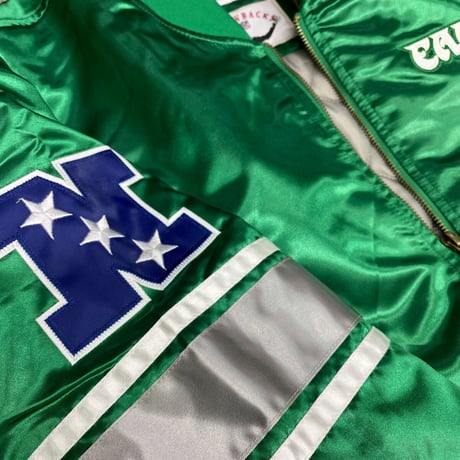 Mitchell&Ness ミッチェル&ネス NFL フィラデルフィア イーグルス サテン スタジアムジャンパー