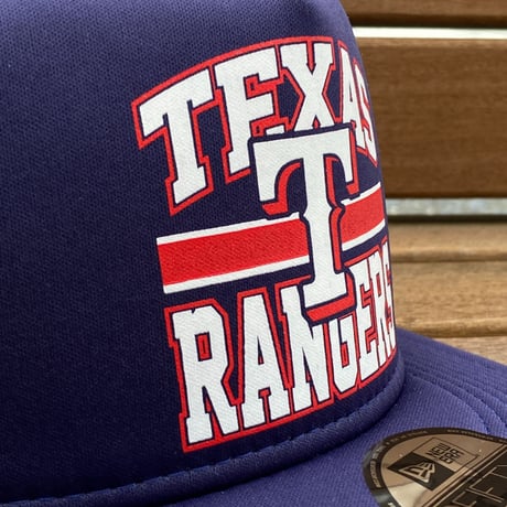 海外限定 ニューエラ LogoTrucker 9Fifty レキサス レンジャーズ Rangers トラッカーキャップ MLB
