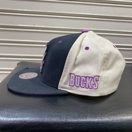 Mitchell&Ness ミッチェル&ネス NBA ミルウォーキー バックス Bucks スナップバックキャップ