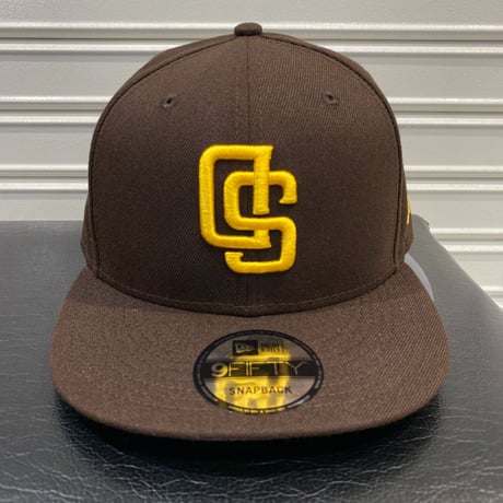 USA限定 Newera ニューエラ 9FIFTY アップサイドダウンロゴ スナップバック MLB SD パドレス