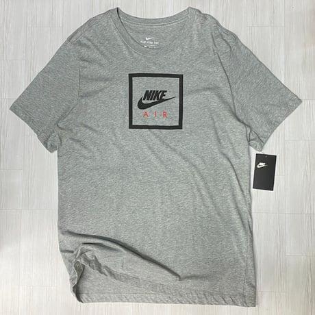 USAモデル NIKE ナイキ AIR ボックスロゴ 半袖 Tシャツ グレー (NK4)