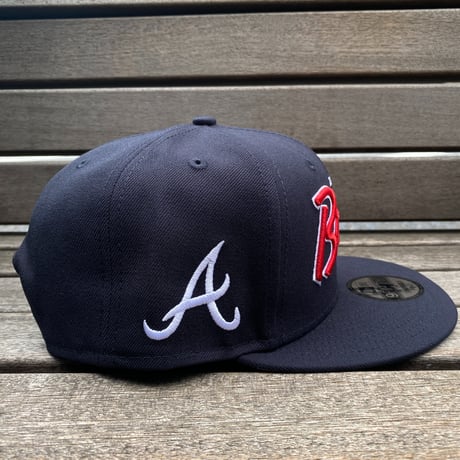 USA限定 9FIFTY ニューエラ MLB アトランタ ブレーブス Braves スナップバックキャップ Evergreen Script (950-216)