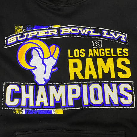 限定 NFL スーパーボウル  LA RAMS ロサンゼルス ラムズ  チャンピオンズ パーカー