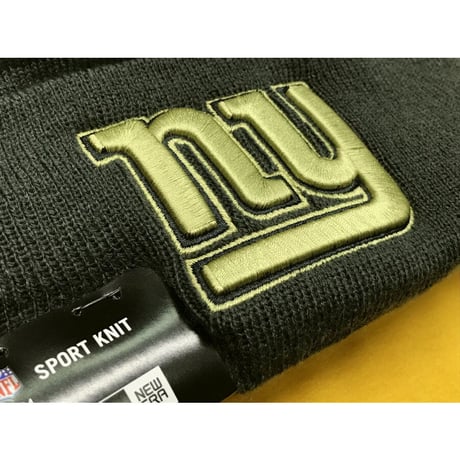 NEWERA ニューエラ NFL NY ジャイアンツ 迷彩 デジカモ フリース ニット帽 ベテランズデー