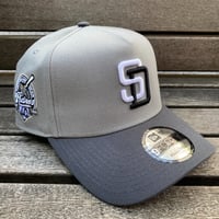 海外限定 Newera ニューエラ 9Forty Aフレーム SD Padres サンディエゴ パドレス 40周年記念 キャップ (940-311)
