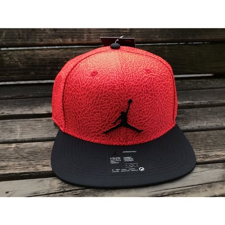 海外限定 NIKE ナイキ JORDAN ジョーダン JUMPMAN PRO スナップバック キャップ ネオンオレンジ (3)