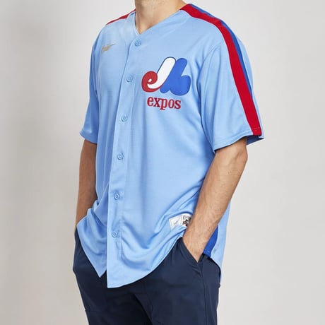 NIKE ナイキ Montreal Expos モントリオール エクスポズ MLB クーパーズタウンジャージー (MLBJ12)