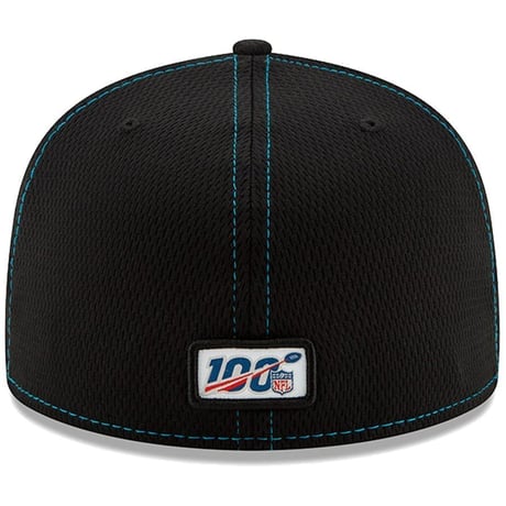 NFL 限定100周年記念 NEWERA ニューエラ Panthers カロライナ パンサーズ 59Fifty 黒 キャップ