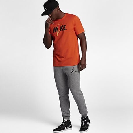USA限定 NIKE ナイキ Jordan ジョーダン ゲータレード コラボ Like Mike ライニング Tシャツ オレンジ
