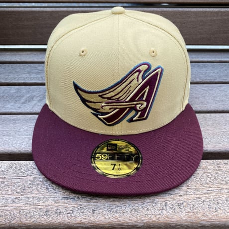 USA限定 59FIFTY ニューエラ LA ANGELS エンゼルス Golden Jubilee ゴールデンジュビリー (14-8)