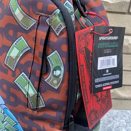 米国仕様 SPRAYGROUND フューチュラマ Futurama ベンダー Cash In 限定 バックパック (BKPK55)