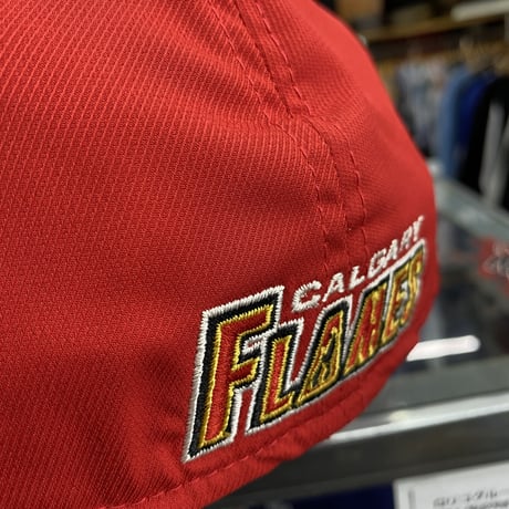 【S/M】 Reebok リーボック Flames カルガリー フレームス NHL フレックスキャップ