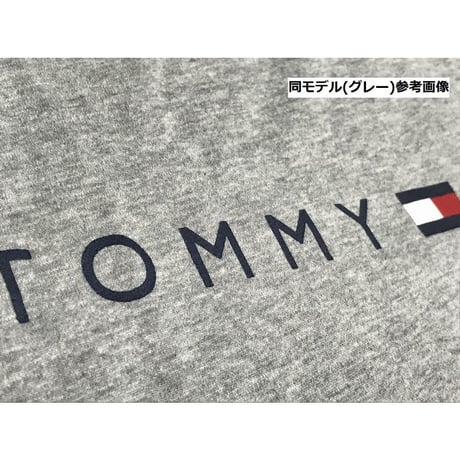 TommyHilfiger トミーヒルフィガー  長袖 Tシャツ ロンT ネイビー 紺 ロゴ テープ袖 ロングスリーブ