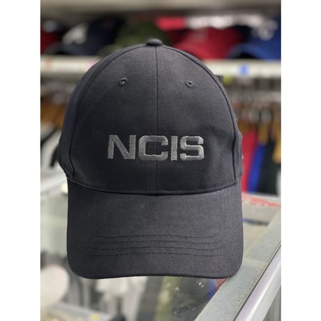 NCIS 海軍犯罪捜査局 ネイビー犯罪捜査班 CBS オフィシャル 公式 キャップ 黒 グレーロゴ
