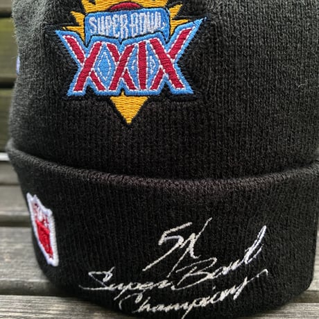 USA限定 NEWERA ニューエラ NFL スーパーボウル チャンピオンズ ニットキャップ SF 49Ers