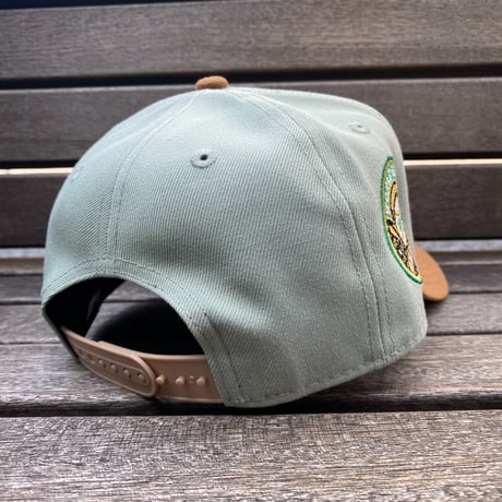 海外限定 Newera ニューエラ 9Forty Aフレーム NY Yankees ヤンキース 1923WS キャップ セージグリーン (940-202)
