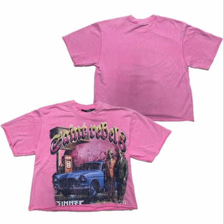 米国ブランド REBEL MINDS レーベルマインド Cropped T-Shirts クロップドTシャツ (CropT33)