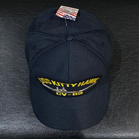 アメリカ製 イーグルクレスト社 CV63 USS キティホーク KITTY HAWK 米海軍 空母 ミリタリー キャップ