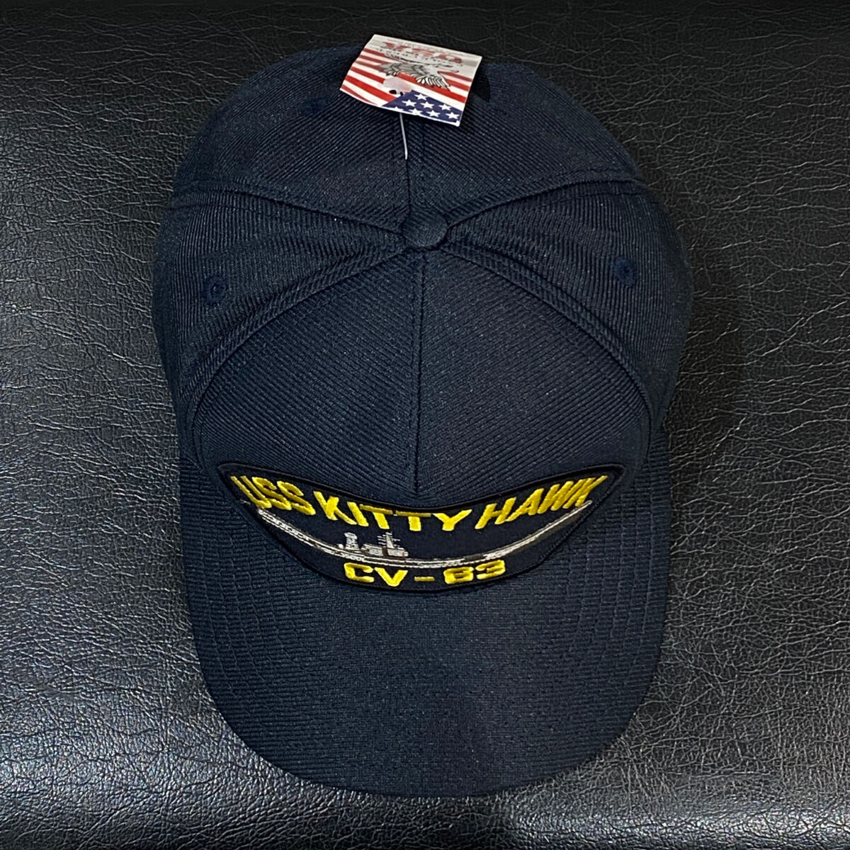 貴重、正規品、入手困難、米航空母艦キティホークの公式ボールキャップ 貴重、正規品、入手困難、米航空母艦キティホークの公式ボール