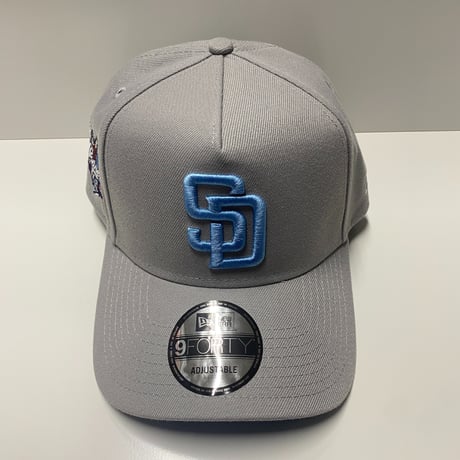 海外限定 Newera ニューエラ 9Forty Aフレーム SD Padres サンディエゴ パドレス 40周年記念 キャップ (940-282)