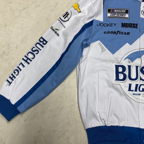NASCAR ナスカー JHデザイン BUSCH LIGHT レーシングジャケット Trackhouse Racing ロス チャステイン #1 (NSCR5)