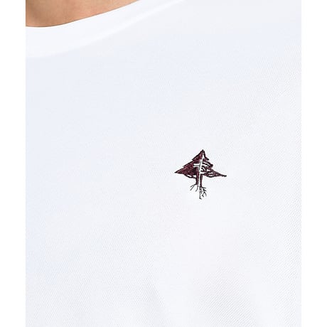【S】 LRG エルアールジー 長袖 Tシャツ ロンT 白 モーブ バーガンディ 切り替え袖 コットン100% USA正規品